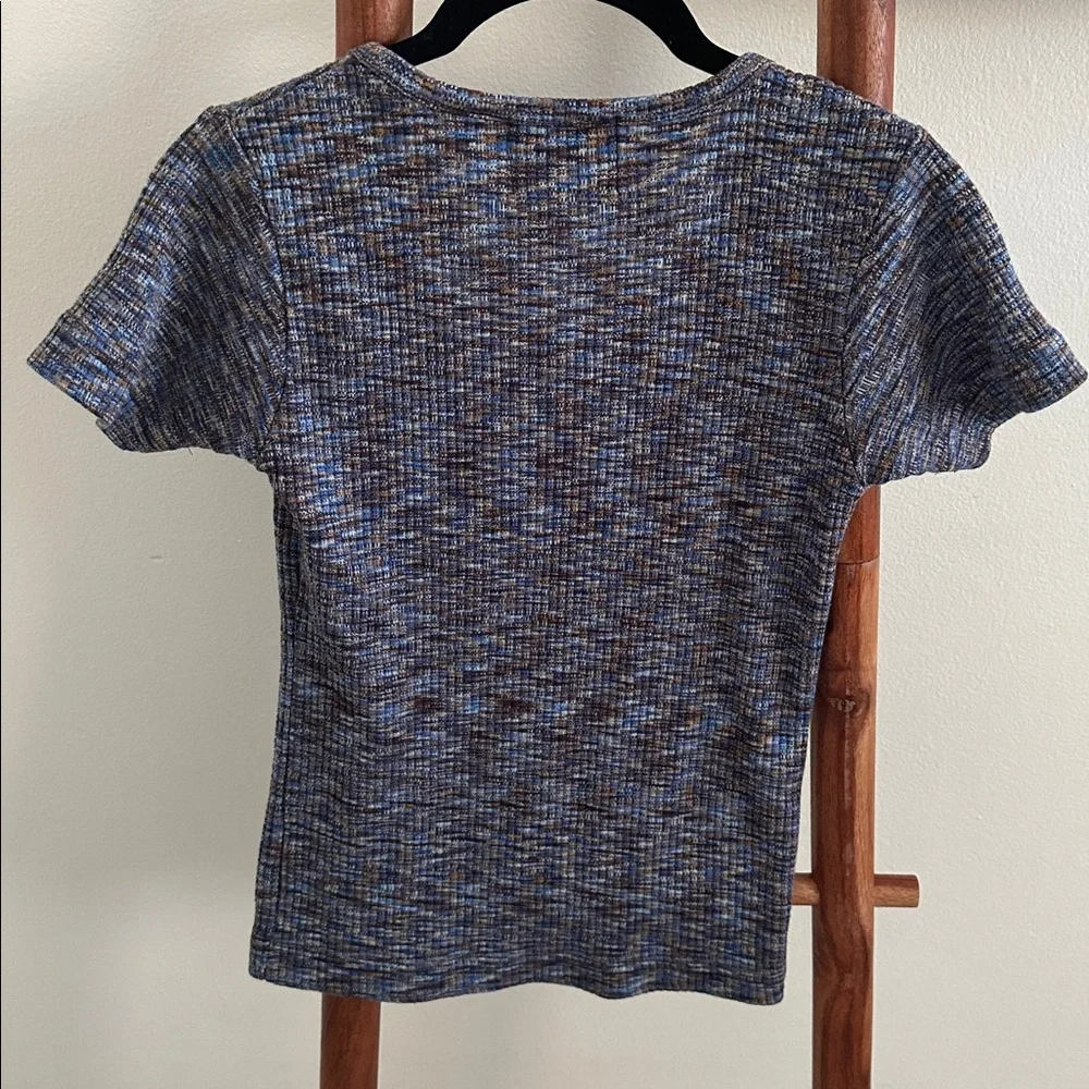 Vintage ribbed knit tee - Picture 6 of 7